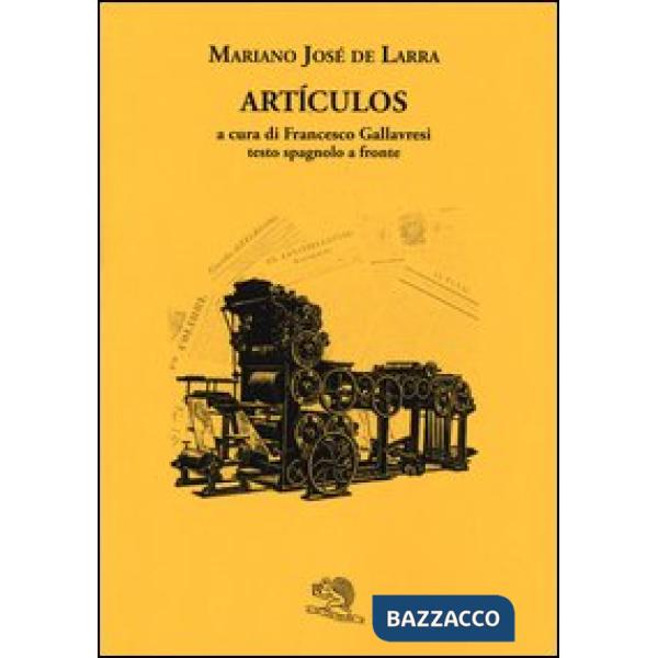 Artículos. Testo spagnolo a fronte