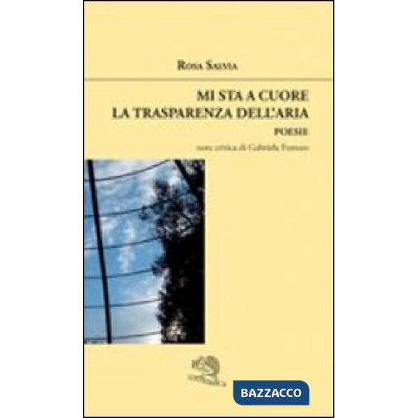 Mi sta a cuore la trasparenza dell'aria