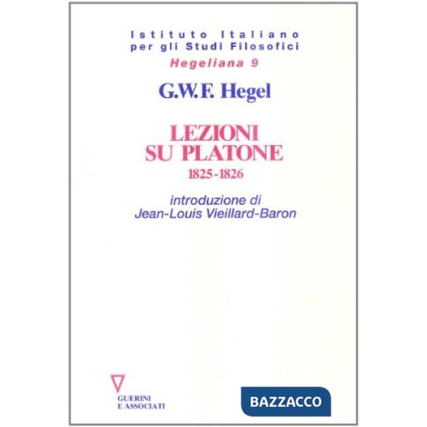 Lezioni su Platone (1825-1826)