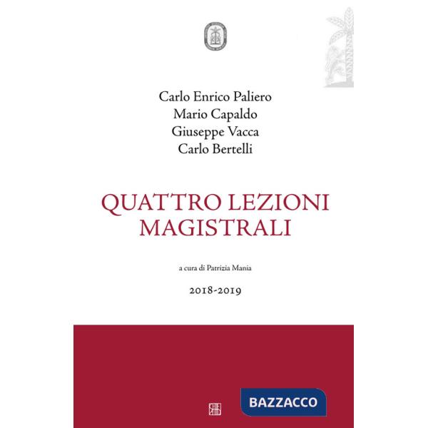 Quattro lezioni magistrali (2018-2019)