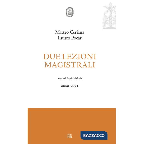 Due lezioni magistrali. 2020-2021
