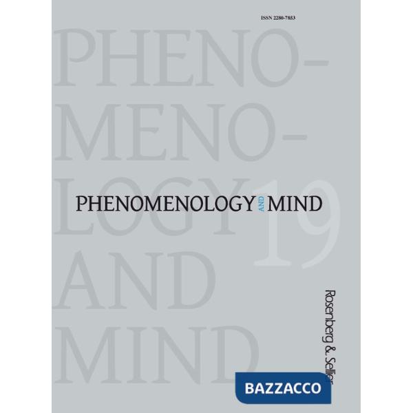 Phenomenology and mind (2020). Vol. 19: Human reproduction and parental responsibility: new theories, narratives, ethics