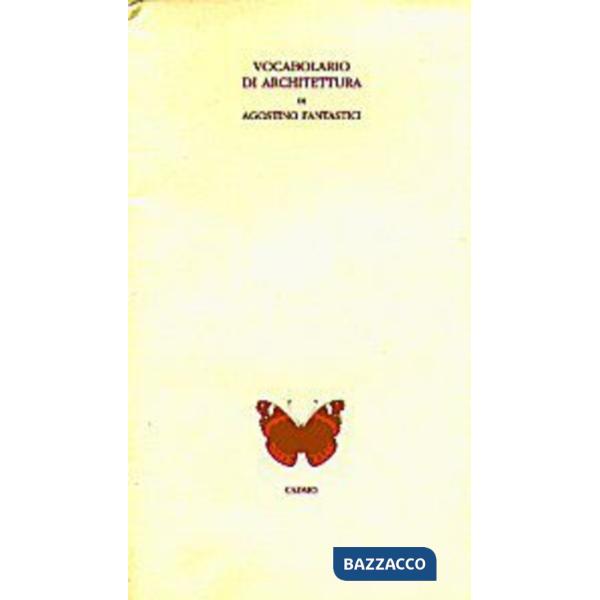 Vocabolario di architettura