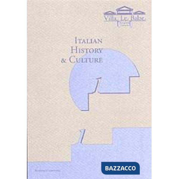Italian history & culture. Vol. 1