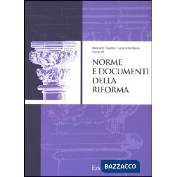 Norme e documenti della riforma