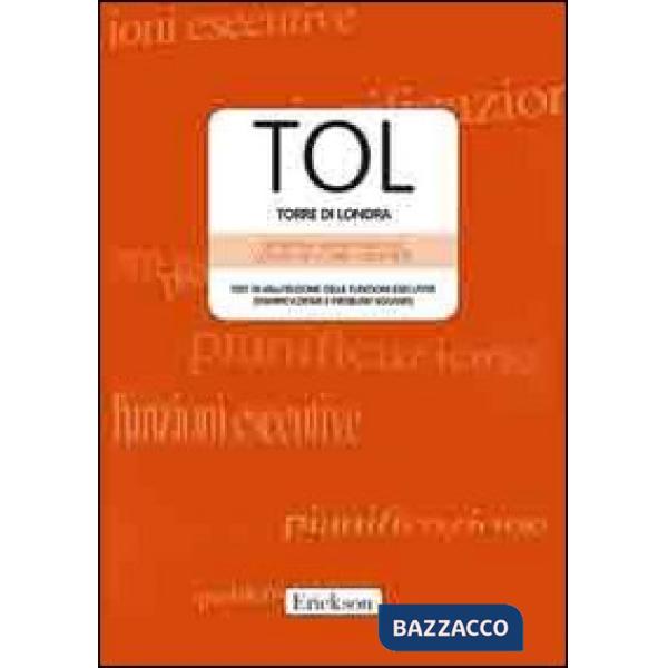 TOL. Torre di Londra. Test di valutazione delle funzioni esecutive (pianificazione e problem solving). Con CD-ROM