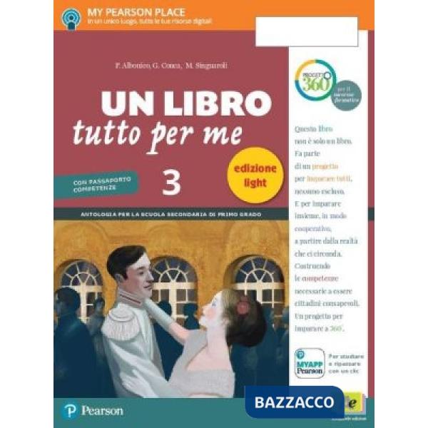 LIBRO TUTTO PER ME 3 ED. LIGHT VOL + + IMPARAFACILE + PASSAPORTO + I