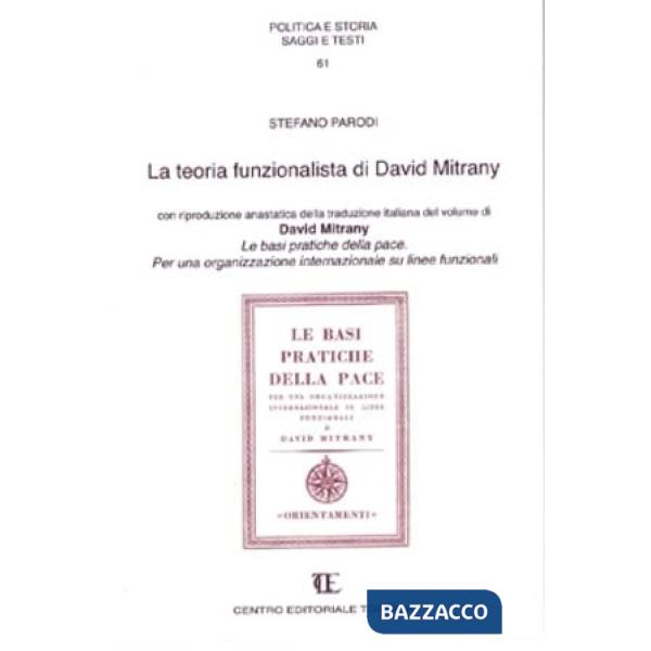 Teoria funzionalista di David Mitrany (La)