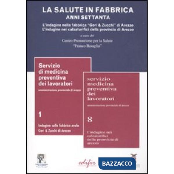 Salute in fabbrica. Anni Settanta. L'indagine nella fabbrica «Gori & Zucchi» di