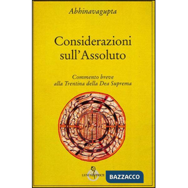 Considerazioni sull'assoluto