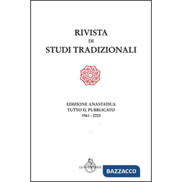 Rivista di studi tradizionali (rist. anast.)