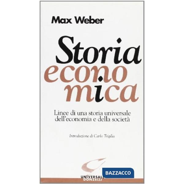 Storia economica. Linee di una storia universale dell'economia e della società