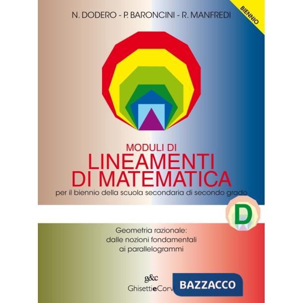 MODULI LINEAMENTI MATEMATICA BIENNIO D