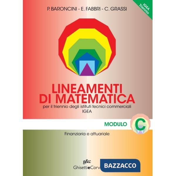 LINEAMENTI MATEMATICA IGEA TRIENNI C