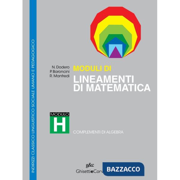 MODULI LINEAMENTI MATEMATICA CLASSICO H