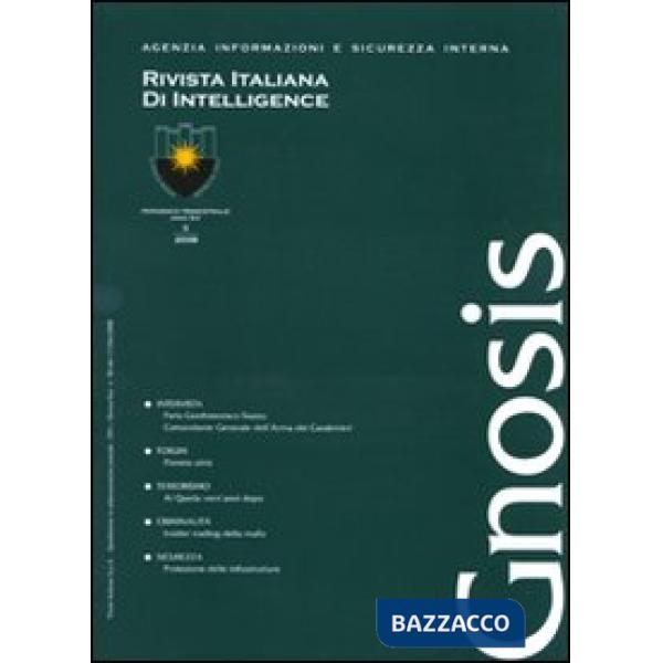 Gnosis. Rivista italiana di Intelligence (2008). Vol. 3