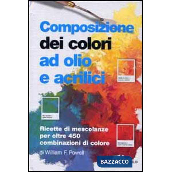 Composizione dei colori ad olio e acrilico