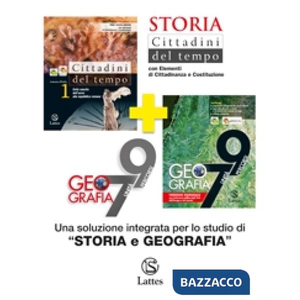 CITTADINI DEL TEMPO 1 + GEOGRAFIA 7 + ATLANTE + SCHEDE SUGLI STATI ONL
