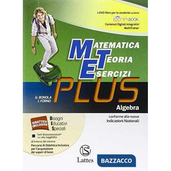 MATEMATICA TEORIA ESERCIZI PLUS-ALGEBRA + CD + QUADERNO 3