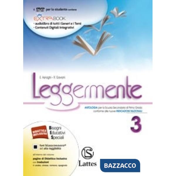 LEGGERMENTE VOL. 3 + LIBRO DELLE COMPETENZE 3