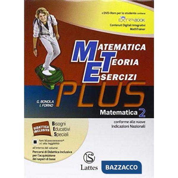 MATEMATICA TEORIA ESERCIZI PLUS MATEMATICA 2 + CD + QUADERNO