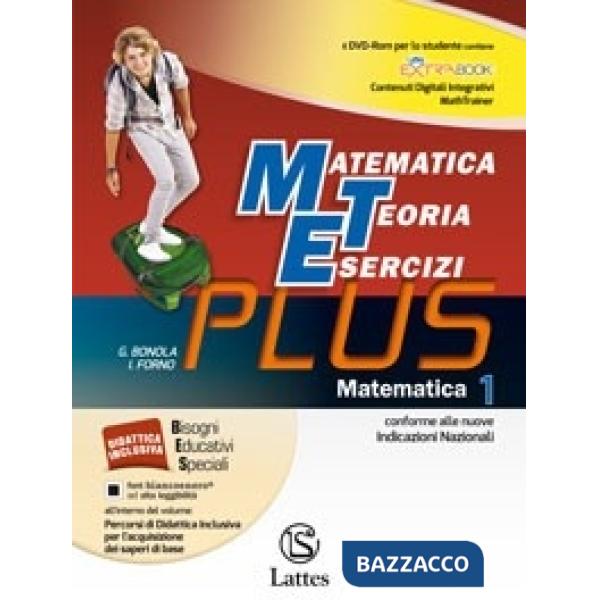 MATEMATICA TEORIA ESERCIZI PLUS MATEMATICA 1 + QUAD. + MI PREP.INT.