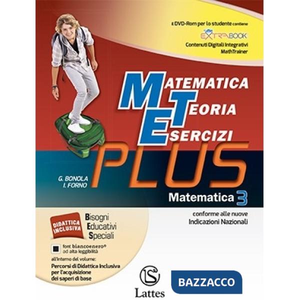 MATEMATICA TEORIA ESERCIZI PLUS MATEMATICA 3 + QUAD + MI PREP.INT.