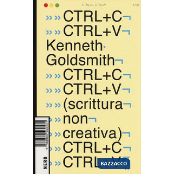 Ctrl+C, ctrl+V (scrittura non creativa)