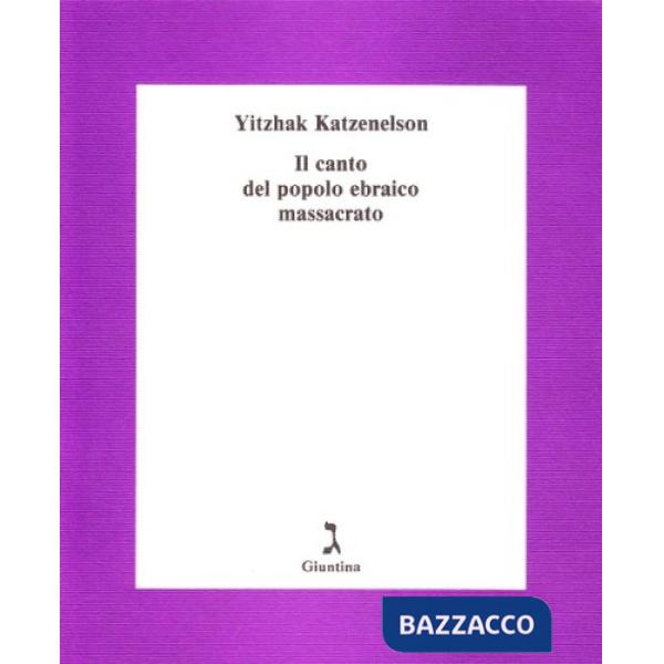 Canto del popolo ebraico massacrato (Il)