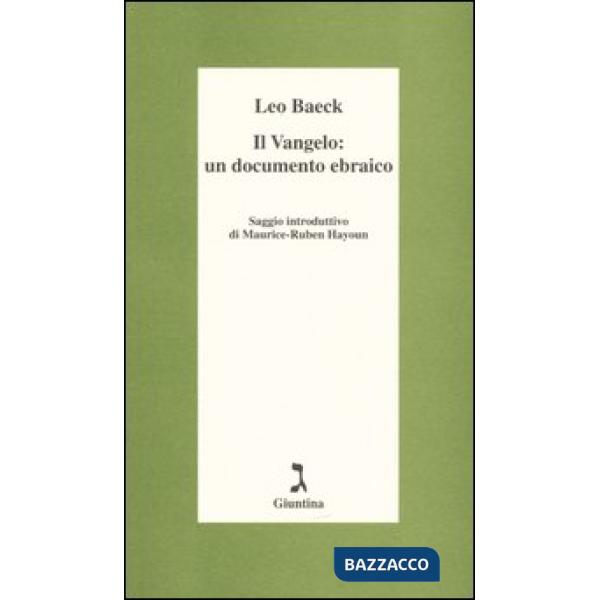 Vangelo: un documento ebraico (Il)