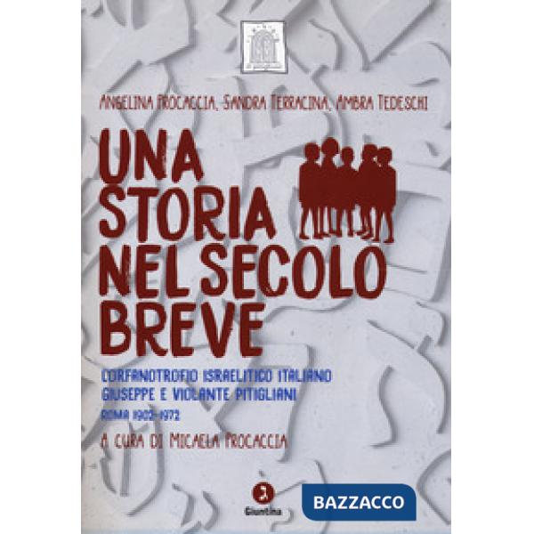 Storia nel secolo breve. L'orfanotrofio israelitico italiano Giuseppe e Violante Pitigliani (Roma 1902-1972). Con DVD video (Una