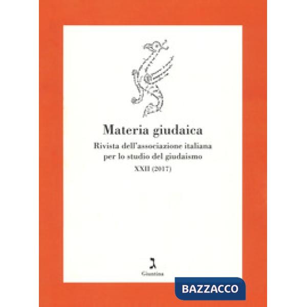 Materia giudaica. Rivista dell'Associazione italiana per lo studio del giudaismo