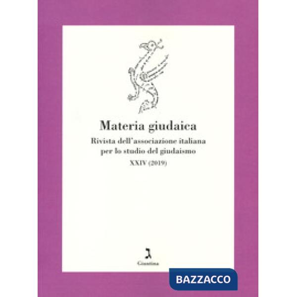 Materia giudaica. Rivista dell'Associazione italiana per lo studio del giudaismo