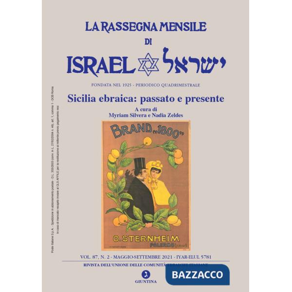 Rassegna mensile di Israel (La). Vol. 87/2