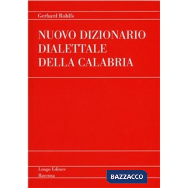 Nuovo dizionario dialettale della Calabria