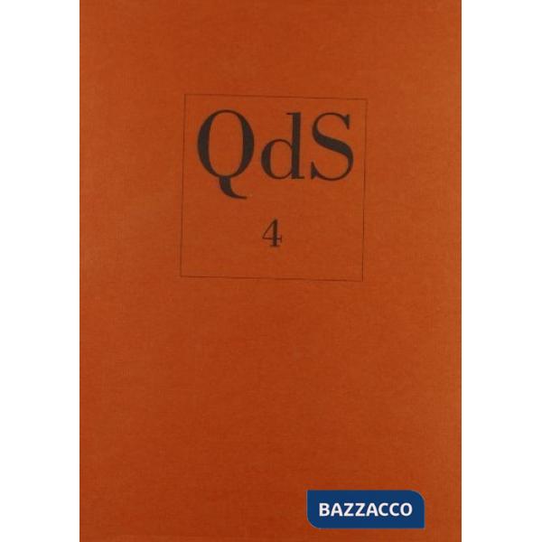 QdS. Quaderni di soprintendenza. Quaderni della Soprintendenza per i beni ambientali e architettonici di Ravenna. Vol. 4