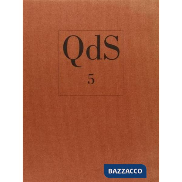 QdS. Quaderni di soprintendenza. Quaderni della soprintendenza per i beni ambientali e architettonici di Ravenna. Vol. 5