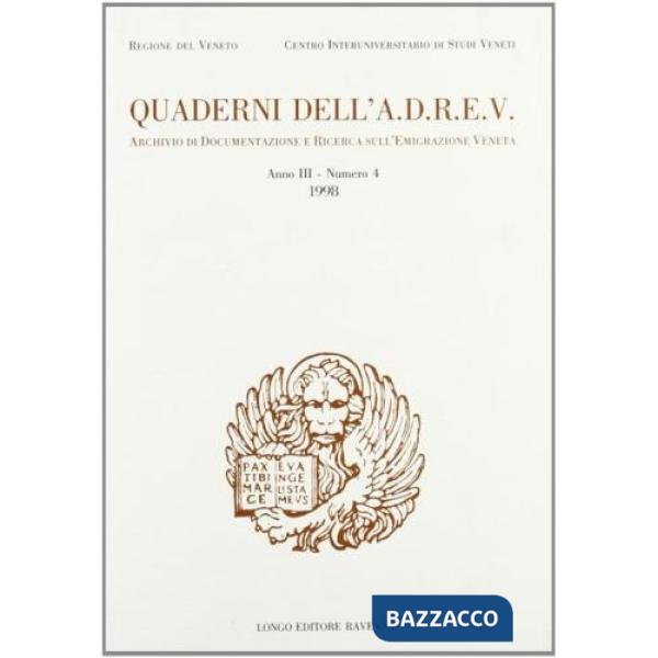Quaderni dell'ADREV. Vol. 4