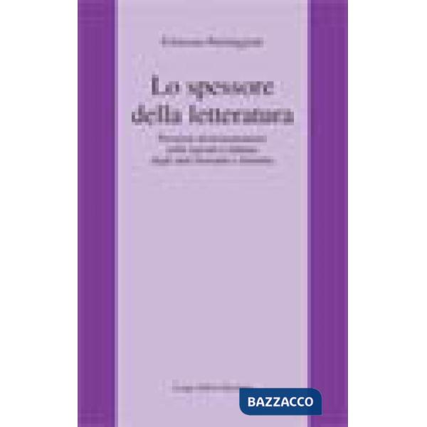 Spessore della letteratura (Lo)