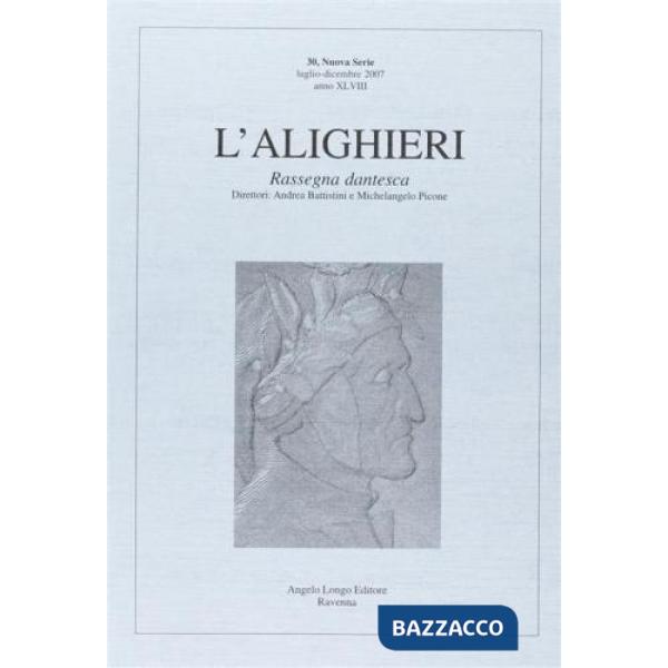 Alighieri. Rassegna dantesca (L'). Vol. 30