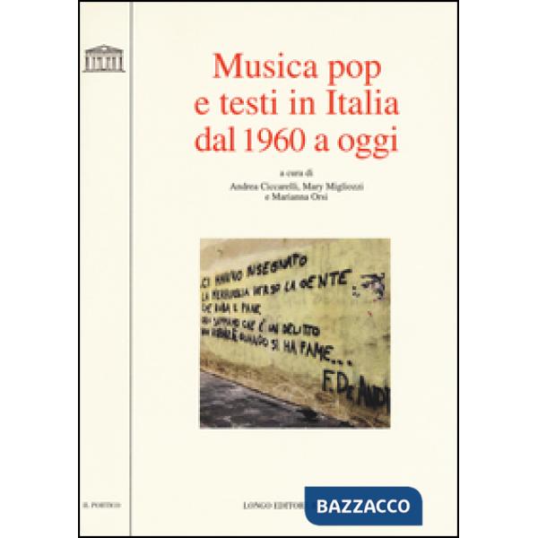 Musica pop e testi in italia dal 1960 a oggi