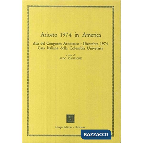 Ariosto 1974 in America