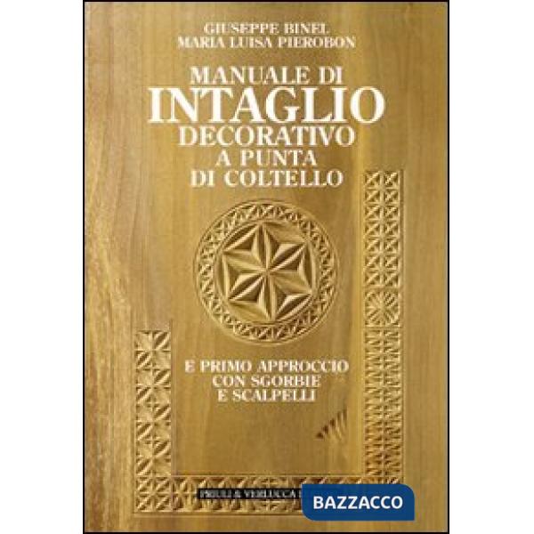 Manuale di intaglio decorativo a punta di coltello