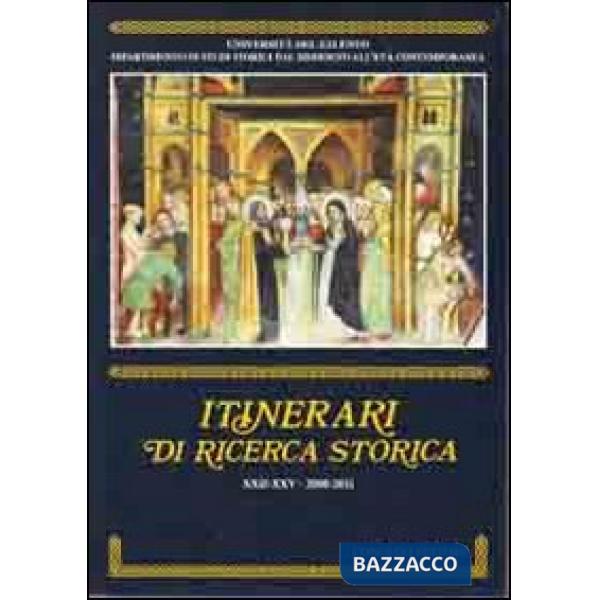 Itinerari di ricerca storica (2008-2011) vol. 22-25