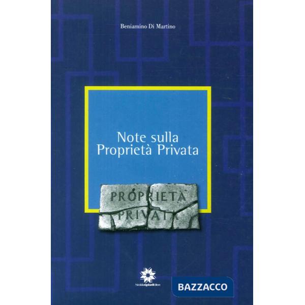 Note sulla proprietà privata