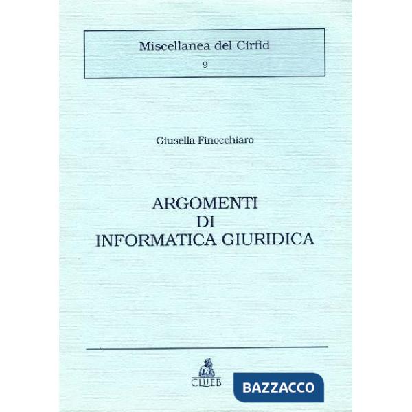 Argomenti di informatica giuridica