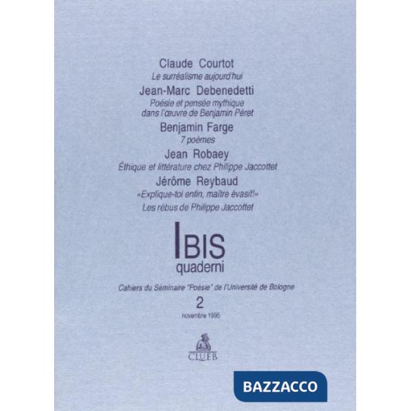 Ibis. Quaderno. Vol. 2