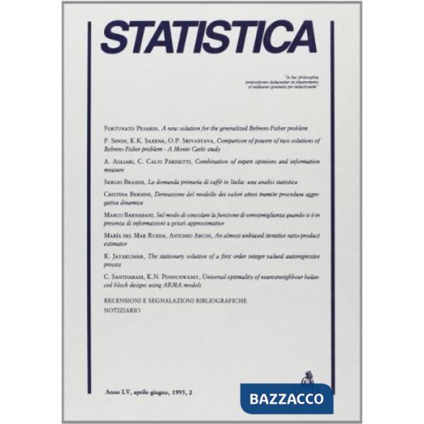 Statistica (1995). Vol. 2