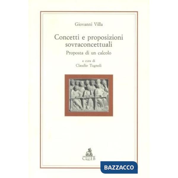 Concetti e proposizioni sovraconcettuali. Proposta di calcolo