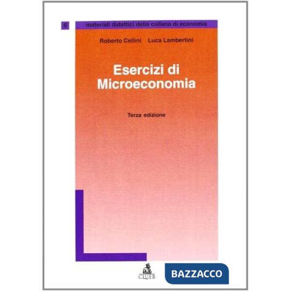 Esercizi di microeconomia